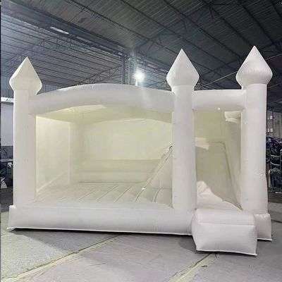 خانه پرتاب عروسی سفید با اسلاید بچه ها قلعه پرش