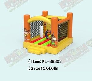 قلعه پرتابی پرتابی برای بچه ها با دایره ستون
