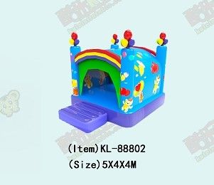 پلپولین بادکنک دایره ای موانع دوره قلعه پرتابی لوگو سفارشی