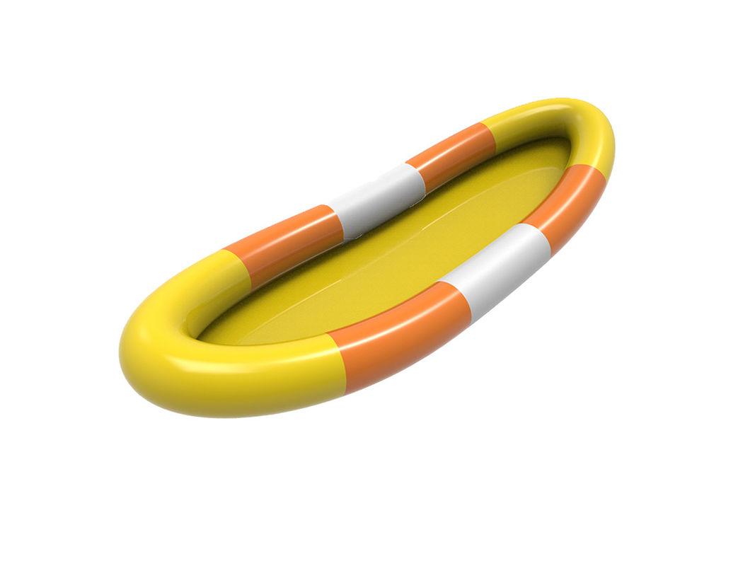 استخر آب بادکنکی PVC سفید زرد نارنجی رنگ 2.5m برای کودکان