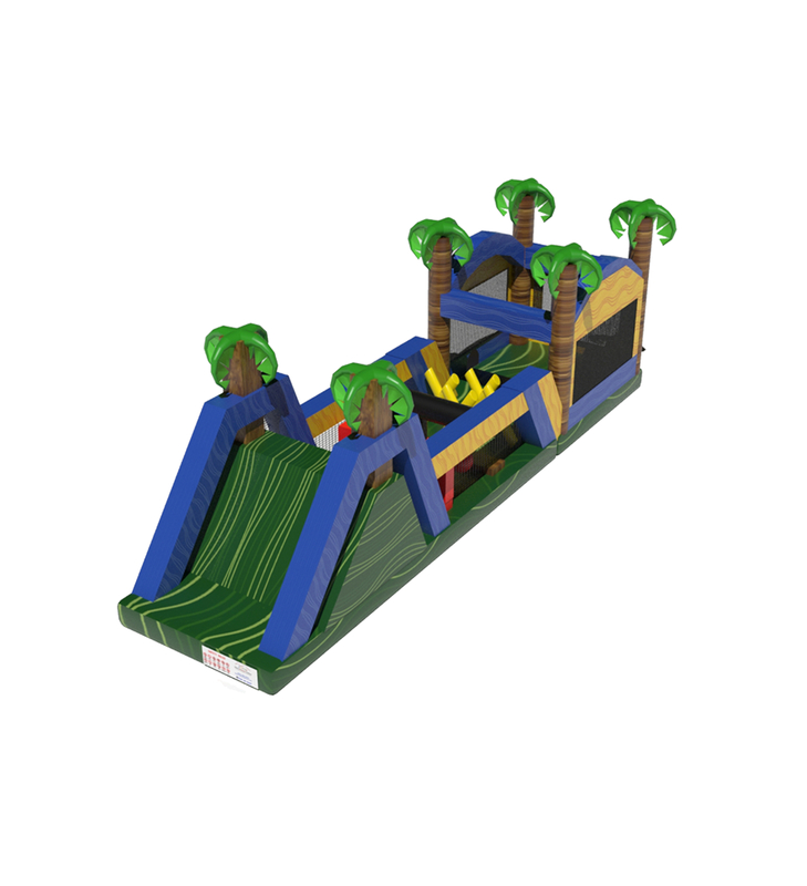 زمین بازی پرتابی گرمسیری: یک مسابقات مسخره با موانع